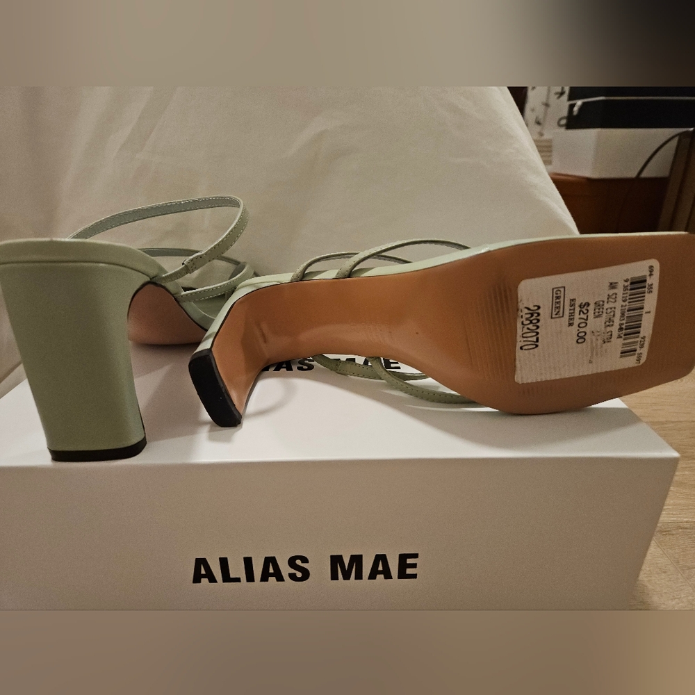 Alias Mae - Size 37 Leather Sandals (Esther in Sage) - Picture 2 of 5